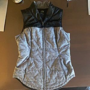 The North Face Gray-Black Vest